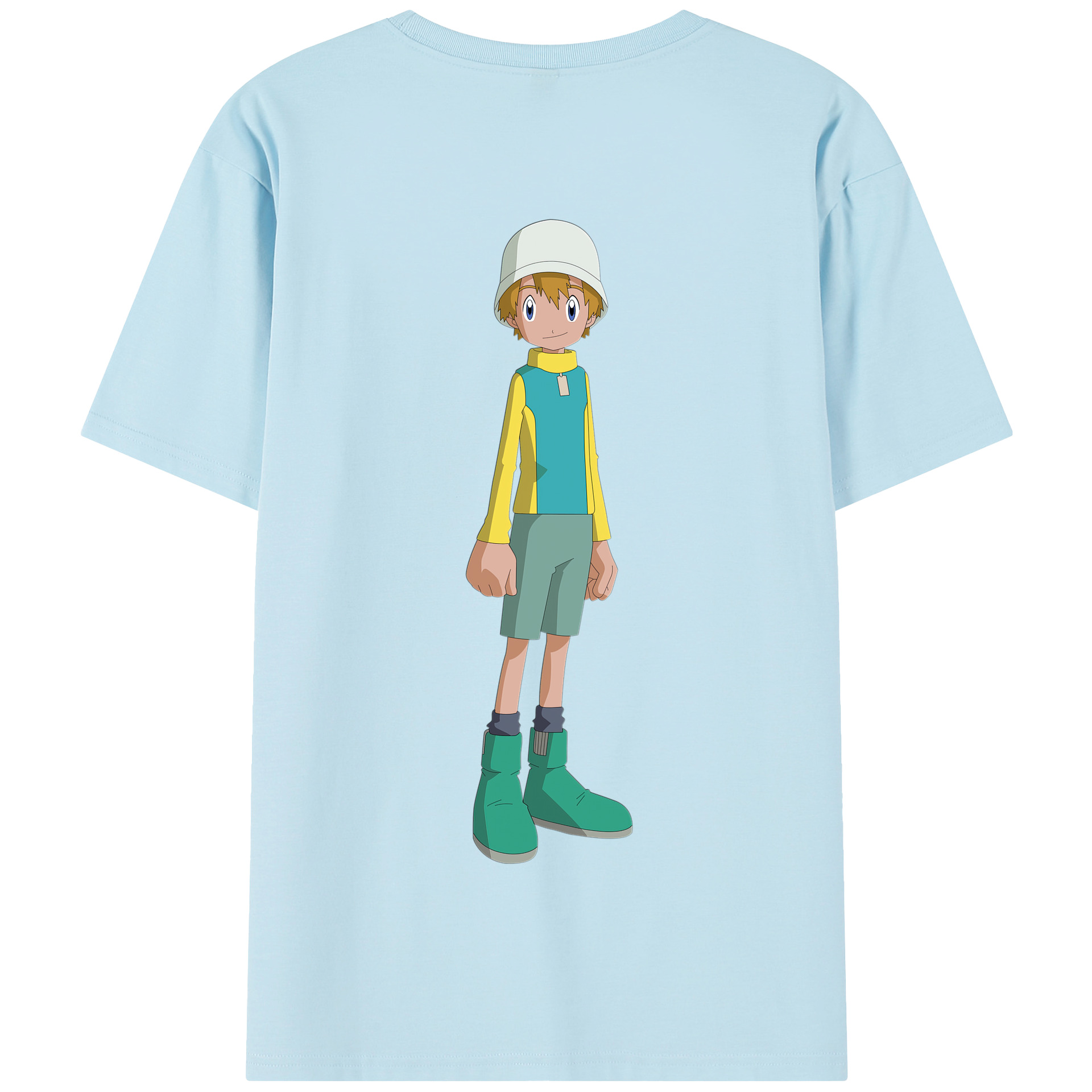 （画像用） Digimon デジタルモンスター/デジモン 綿100％半袖Tシャツ（背面プリント）